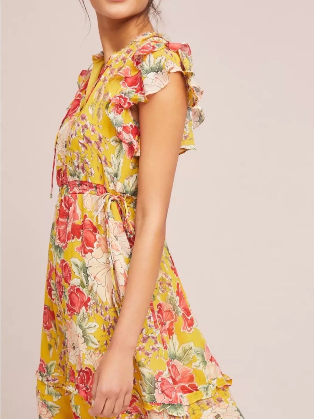 Anthropologie Ellory silk dress by Dolan Left Coast
